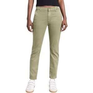 AG ADRIANO GOLDSCHMIED Caden Light Green Tailored Trouser Pants Size 27
